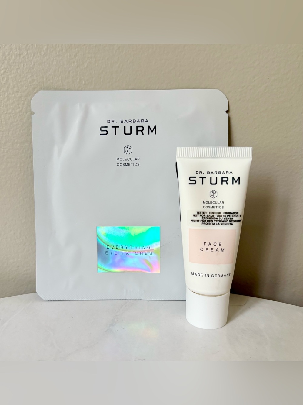 Dr. Sturm Face Cream (0.68 oz.) and Everything Eye Patches 
New